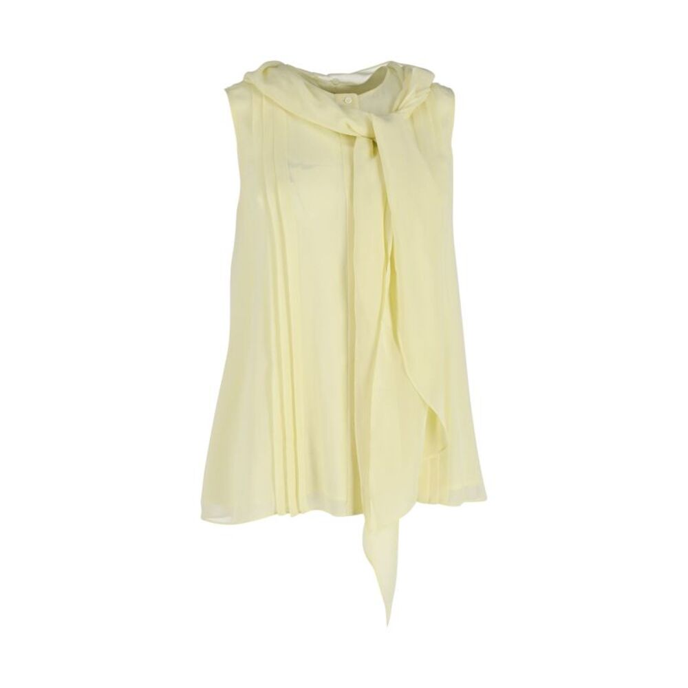 MaxMara Cream Sleeveless Blouse